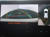 パノラミックビューモニター付きです。車両を上から見た様な映像を画面に表示。運転席からの目視だけでは見にくい、車両周辺の状況をリアルタイムでしっかり確認出来ます。