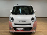 ムーヴキャンバスの届出済未使用車が入庫しました!R7年式!走行11km!25年モデルナビ、Bカメラ、クルコン、前席シートヒーター、両側パワースライドドア、LEDヘッドライト・フォグなど装備の1台です!