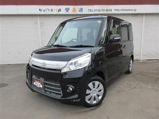 スペーシアカスタムTS スマートフォン連携ナビゲーション両側パワースライドドア 純正ナビTV Blueto