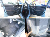 内装カラーはオレンジステッチ入りブラック!!ご納車後に無いと困る『フロアマット』もしっかり装備!!内装で気になる箇所は運転席右淵の軽微な擦れ!!ご遠方にお住まい等で現車確認出来ない方は要チェックです!