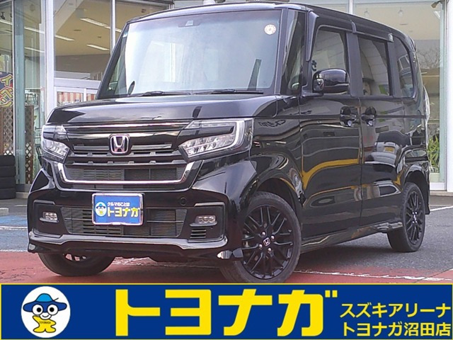 N-BOXカスタムL ターボ スタイルプラス ブラック 4WDホンダセンシング ナビ/フルセグTV バック