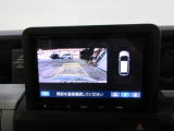 バックカメラの画像です。ガイドラインがスムースな車庫入れをサポートいたします!車庫入れの安心感がアップしますね☆