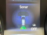 【クリアランスソナー】バンパーに付いたセンサーが障害物を検知!一定の距離に近づくとアラートで教えてくれます♪狭い駐車スペースや車庫入れ時も安心ですね☆