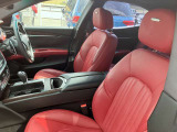◆レッドレザーシート/パワーシート&シートヒーター/全車オゾン消臭&脱臭&除菌施工済み/車内快適ドライブをお約束します◆