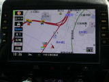 大きなモニターのメモリーナビゲーションではじめての道や知らない道も快適にドライブ!