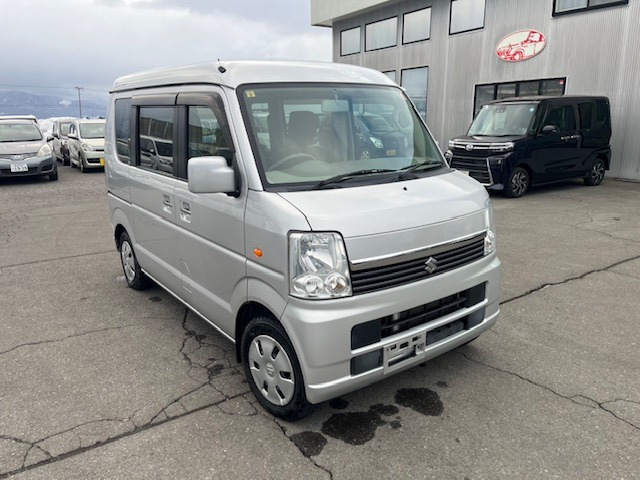 エブリイワゴン ウィズ 車いす移動車 リヤシート付 電動固定式 4WD 