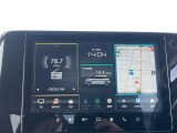 9インチの大画面を「ナビゲーション」「車両情報」「オーディオ」の3つの情報エリアに区分★様々な情報へタッチパネルで簡単アクセス!