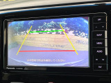 【バックカメラ】駐車時に後方がリアルタイム映像で確認できます。大型商業施設や立体駐車場での駐車時や、夜間のバック時に大活躍!運転スキルに関わらず、今や必須となった装備のひとつです!