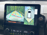 【パノラミックビューモニター】専用のカメラにより、上から見下ろしたような視点で360度クルマの周囲を確認することができます☆死角部分も確認しやすく、狭い場所での切り返しや駐車もスムーズに行えます。