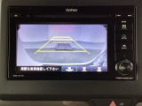 バックでの車庫入れも安心です! リアカメラが付いているバックモニター付のディスプレイオーディオを装備しております。操作線もついており距離感も画面から確認できます。
