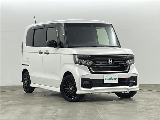 N-BOXカスタム L ターボ スタイルプラス ブラック ワンオーナー 修復歴無し