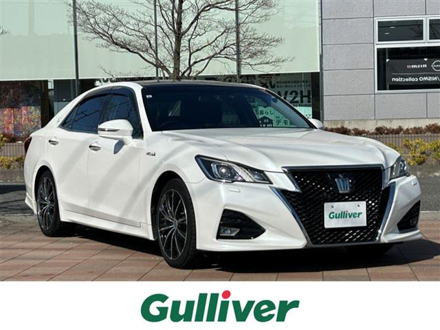 クラウンアスリート ハイブリッド 2.5 G 本革シート サンルーフ