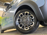 【15インチアルミホイール】外観にマッチしたアルミホイールを装着しております。各種アルミホイールや、スタッドレスタイヤも取扱いしております。是非ご相談ください♪