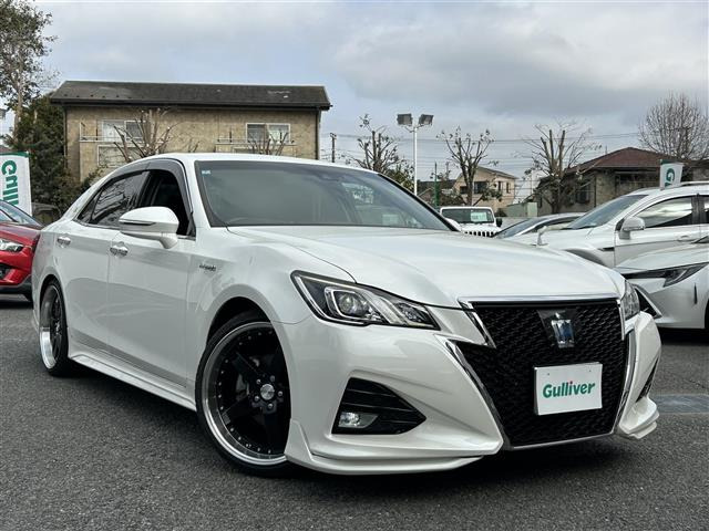 クラウンアスリート ハイブリッド 2.5 S 本革シート 修復歴無し