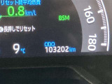 【走行距離】走行距離計の画像です。※撮影時の実走距離となります。車両の移動等により走行距離が進んでいる場合があります。