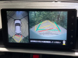 【パノラマモニター】専用のカメラにより、上から見下ろしたような視点で360度クルマの周囲を確認することができます☆死角部分も確認しやすく、狭い場所での切り返しや駐車もスムーズに行えます。