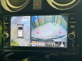 【アラウンドビューモニター】専用のカメラにより、上から見下ろしたような視点で360度クルマの周囲を確認することができます☆死角部分も確認しやすく、狭い場所での切り返しや駐車もスムーズに行えます。