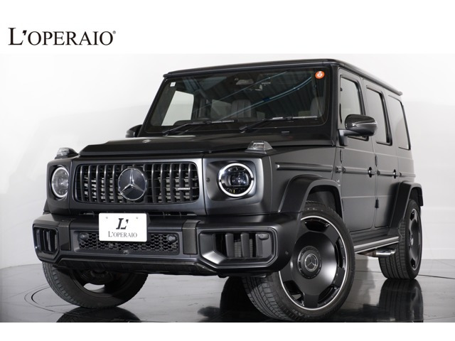 GクラスAMG G63 (ISG) 4WD1オーナー ナイトブラックマグノ マヌファ
