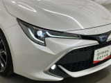 LEDヘッドライトです。デザイン性がよくとても明るいので、夜間の走行や悪天候でも安心です。しかも長寿命!