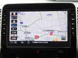 【ナビ】メモリーナビ(MM520D-L)付きです。目的地を設定すれば初めての場所でも簡単に行くことができます。もちろん音楽だって聴けちゃいます♪