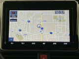 ナビを装備。タッチパネル式で使いやすく、お出かけもラクラクです。