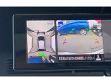 【アラウンドビューモニター】上空から見下ろしているかのような映像で駐車をサポート。安心です。