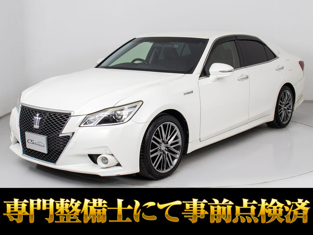 クラウンアスリート ハイブリッド 2.5 S スパッタ18AW HDDマルチ 禁煙