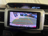 見えづらい車体後方部を映像で映し出してしっかりサポート!難しいバック駐車も安心です♪
