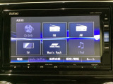 ナビゲーションはフルセグTV対応のGathers純正メモリーナビを搭載しています。Bluetoothオーディオ機能がありますので、スマートフォンなどの音楽も再生できます。