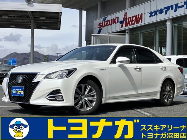 クラウンアスリートハイブリッド 2.5 S Four 4WDトヨタセーフティセンス 純正ナビTV バック