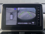 車の上から見下ろしたような360度見えるアラウンドビューモニター搭載してます!狭い駐車場や暗い場所でも安心して駐車出来ます!