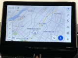 純正ナビを装備。タッチパネル式で使いやすく、お出かけもラクラクです。