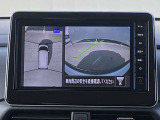 車の上から見下ろしたような360度見えるアラウンドビューモニター搭載してます!狭い駐車場や暗い場所でも安心して駐車出来ます!