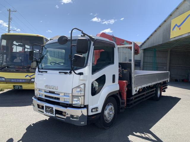 フォワード  増トン7.5t ユニッククレーン ラジコン付