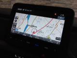 純正ナビが搭載されています。初めての道も安心ですね。Bluetooth接続可能!