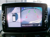 アラウンドビューモニター!空から見下ろしているかのような映像を映し出します。駐車時には安心ですよね♪
