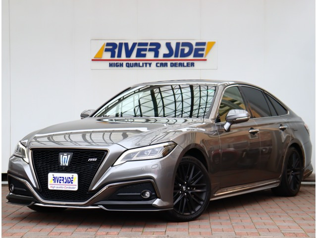 クラウンハイブリッド 2.5 RS リミテッドIIワンオーナー 純正エアロパーツ 本黒革