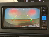 見えにくい後方をカーナビ画面で確認できるので非常にありがたい装備ですね♪ 純正のカーナビ連動です☆