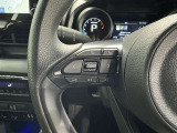 ステアリングスイッチ装備!運転しながら手元でオーディオの操作などができます。