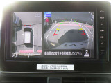 上空から見下ろしているかのように駐車できるアラウンドビューモニター。車庫入れや縦列駐車に役立ちます。