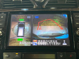 【アラウンドビューモニター】専用のカメラにより、上から見下ろしたような視点で360度クルマの周囲を確認することができます☆死角部分も確認しやすく、狭い場所での切り返しや駐車もスムーズに行えます。