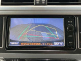 バックガイドモニターで、後方を確認しながら安心して駐車することができます。運転初心者も熟練者も必須の機能ですよ!