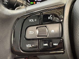 オーディオコントロールスイッチ付き!ハンドルを握ったままチャンネルや音量の調整が可能です。見た目以上に運転していると便利な機能なんですよ。