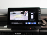 バックカメラの画像です。ガイドラインがスムースな車庫入れをサポートいたします!車庫入れの安心感がアップしますね☆