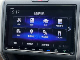 目的地設定画面でございます。アイコンが大きくタッチ操作しやすいです。