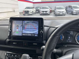 上空から見下ろしたような表示で車両感覚のつかみやすい『アラウンドビューモニター』に移動物検知警報(MOD)があり更に安心です。