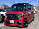 走行距離少ないカスタムターボお探しの方にお勧め♪プレミアムクリスタルレッドのN-BOXカスタム L  ターボ入庫しました!