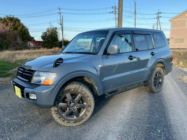 パジェロ3.0 アクティブフィールドエディション 4WD社外ナビ TV ハーフレザー ETC