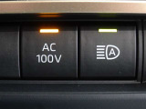非常時やキャンプなどに役立つAC100Vコンセント付きです。