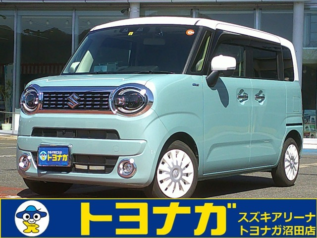 ワゴンRスマイル ハイブリッド(HYBRID) X 4WD スズキセーフティサポート 純正9インチ...
